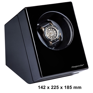 WATCH WINDER 1 WATCH (BLACK) WITH ADAPTER